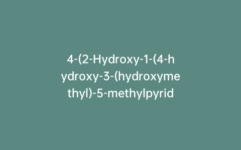 4-(2-Hydroxy-1-(4-hydroxy-3-(hydroxymethyl)-5-methylpyridin-2-yl)ethyl)-5-(hydroxymethyl)-2-methylpyridin-3-ol