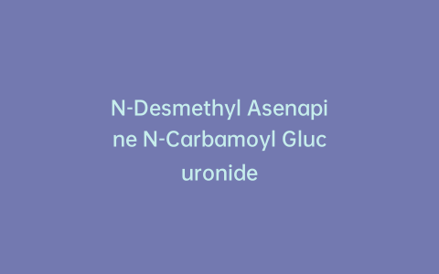 N-Desmethyl Asenapine N-Carbamoyl Glucuronide