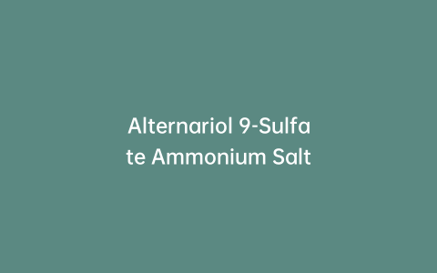 Alternariol 9-Sulfate Ammonium Salt