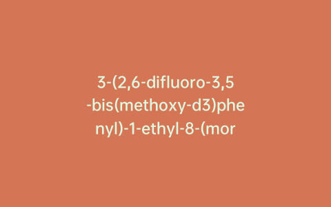 3-(2,6-difluoro-3,5-bis(methoxy-d3)phenyl)-1-ethyl-8-(morpholinomethyl)-7-(phenylsulfonyl)-1,3,4,7-tetrahydro-2H-pyrrolo[3′,2′:5,6]pyrido[4,3-d]pyrimidin-2-one