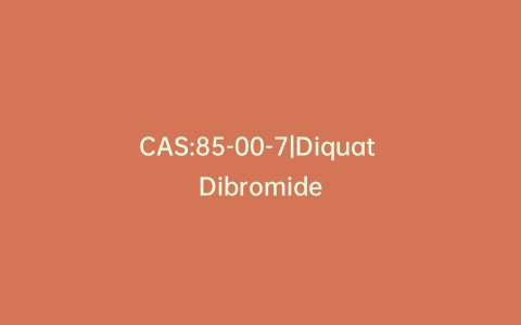 CAS:85-00-7|Diquat Dibromide