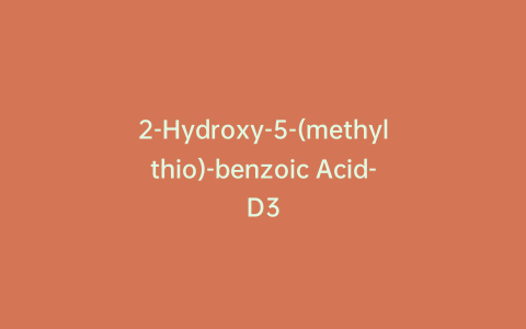 2-Hydroxy-5-(methylthio)-benzoic Acid-D3