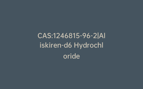 CAS:1246815-96-2|Aliskiren-d6 Hydrochloride