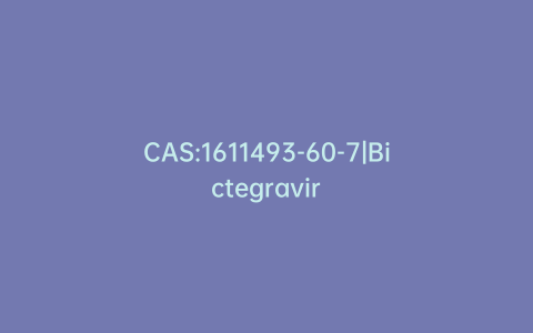 CAS:1611493-60-7|Bictegravir