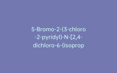 5-Bromo-2-(3-chloro-2-pyridyl)-N-[2,4-dichloro-6-(isopropylcarbamothioyl)phenyl]pyrazole-3-carboxamide-D₇