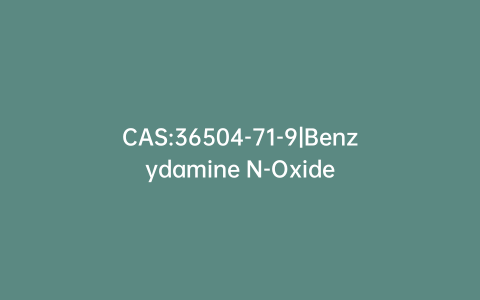 CAS:36504-71-9|Benzydamine N-Oxide