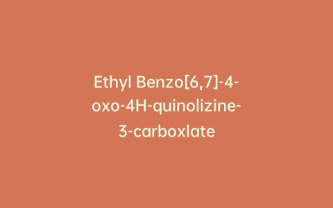 Ethyl Benzo[6,7]-4-oxo-4H-quinolizine-3-carboxlate