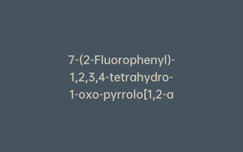 7-(2-Fluorophenyl)-1,2,3,4-tetrahydro-1-oxo-pyrrolo[1,2-a]pyrazine-4-acetic Acid