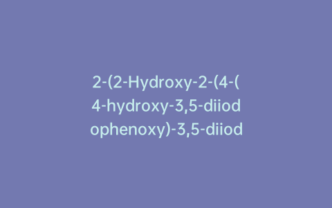 2-(2-Hydroxy-2-(4-(4-hydroxy-3,5-diiodophenoxy)-3,5-diiodophenyl)acetamido)-3-(4-(4-hydroxy-3,5-diiodophenoxy)-3,5-diiodophenyl)propanoic Acid, Amide-Bridged