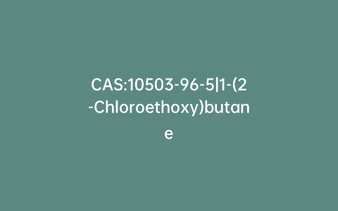 CAS:10503-96-5|1-(2-Chloroethoxy)butane