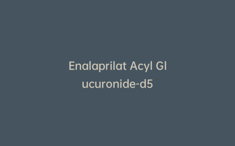 Enalaprilat Acyl Glucuronide-d5