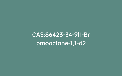 CAS:86423-34-9|1-Bromooctane-1,1-d2