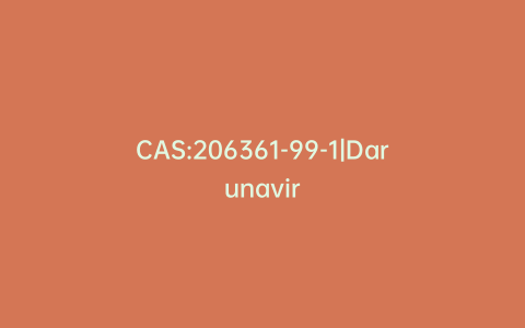 CAS:206361-99-1|Darunavir