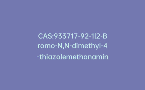 CAS:933717-92-1|2-Bromo-N,N-dimethyl-4-thiazolemethanamine