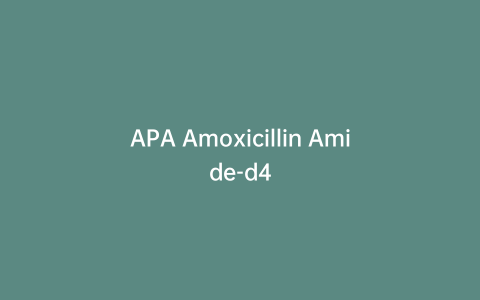 APA Amoxicillin Amide-d4