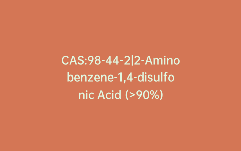 CAS:98-44-2|2-Aminobenzene-1,4-disulfonic Acid (>90%)