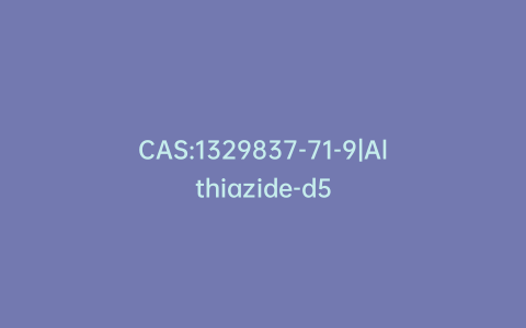 CAS:1329837-71-9|Althiazide-d5