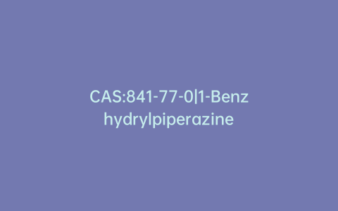 CAS:841-77-0|1-Benzhydrylpiperazine