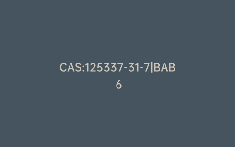 CAS:125337-31-7|BAB 6