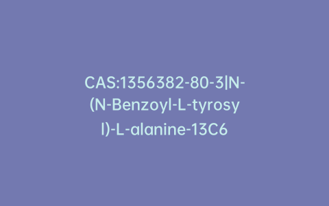 CAS:1356382-80-3|N-(N-Benzoyl-L-tyrosyl)-L-alanine-13C6