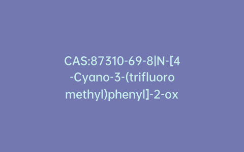 CAS:87310-69-8|N-[4-Cyano-3-(trifluoromethyl)phenyl]-2-oxopropanamide