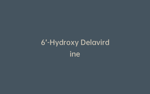 6’-Hydroxy Delavirdine