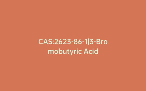 CAS:2623-86-1|3-Bromobutyric Acid