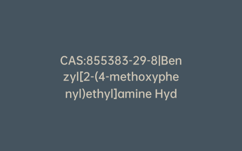 CAS:855383-29-8|Benzyl[2-(4-methoxyphenyl)ethyl]amine Hydrochloride