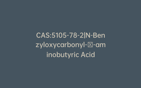 CAS:5105-78-2|N-Benzyloxycarbonyl-γ-aminobutyric Acid