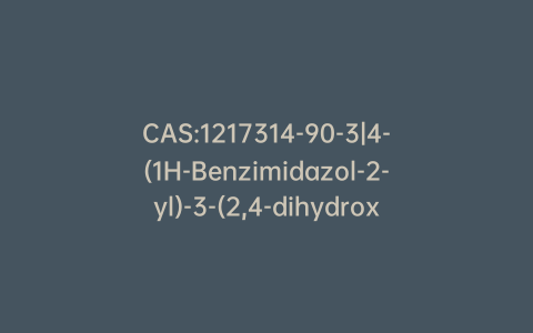 CAS:1217314-90-3|4-(1H-Benzimidazol-2-yl)-3-(2,4-dihydroxyphenyl)-1H-pyrazole-5-propanoic Acid