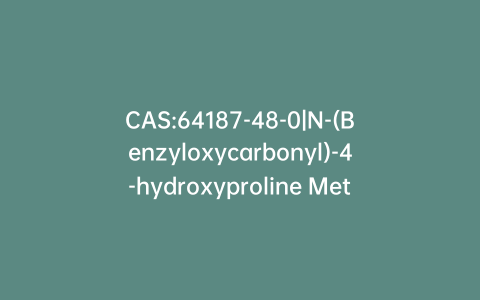 CAS:64187-48-0|N-(Benzyloxycarbonyl)-4-hydroxyproline Methyl Ester