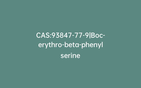 CAS:93847-77-9|Boc-erythro-beta-phenylserine