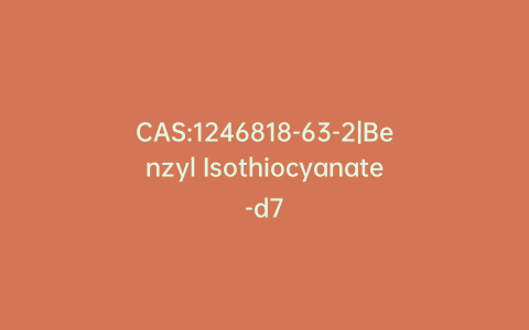 CAS:1246818-63-2|Benzyl Isothiocyanate-d7