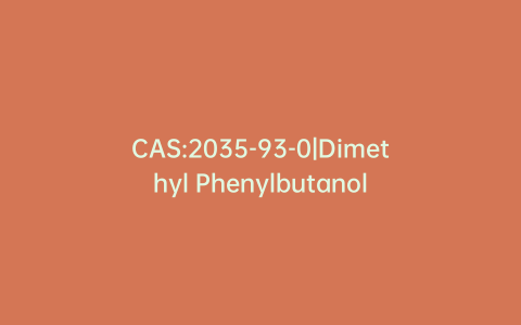 CAS:2035-93-0|Dimethyl Phenylbutanol