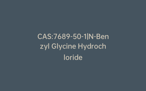 CAS:7689-50-1|N-Benzyl Glycine Hydrochloride