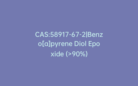 CAS:58917-67-2|Benzo[a]pyrene Diol Epoxide (>90%)