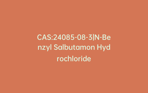 CAS:24085-08-3|N-Benzyl Salbutamon Hydrochloride