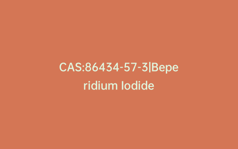 CAS:86434-57-3|Beperidium Iodide