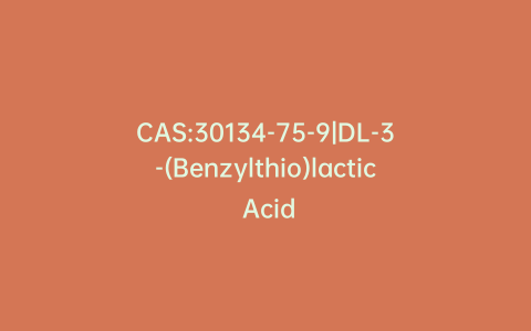 CAS:30134-75-9|DL-3-(Benzylthio)lactic Acid