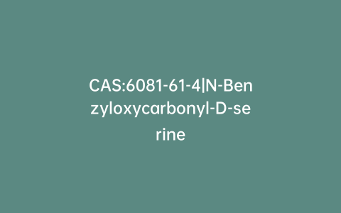 CAS:6081-61-4|N-Benzyloxycarbonyl-D-serine