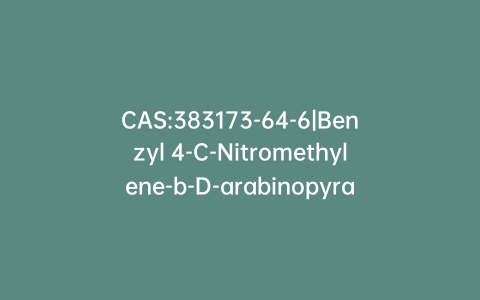 CAS:383173-64-6|Benzyl 4-C-Nitromethylene-b-D-arabinopyranoside