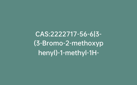 CAS:2222717-56-6|3-(3-Bromo-2-methoxyphenyl)-1-methyl-1H-1,2,4-triazole