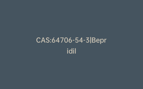 CAS:64706-54-3|Bepridil