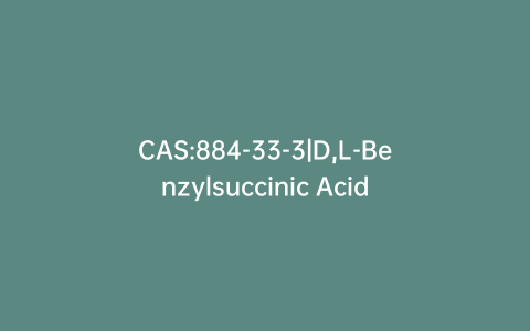 CAS:884-33-3|D,L-Benzylsuccinic Acid