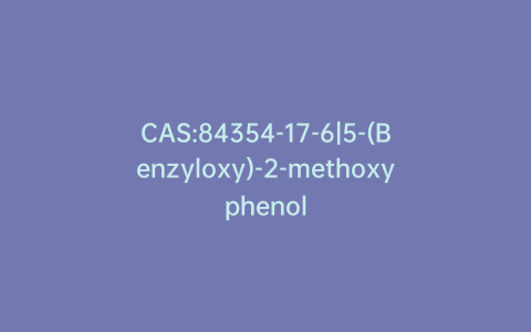 CAS:84354-17-6|5-(Benzyloxy)-2-methoxyphenol