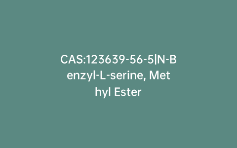 CAS:123639-56-5|N-Benzyl-L-serine, Methyl Ester