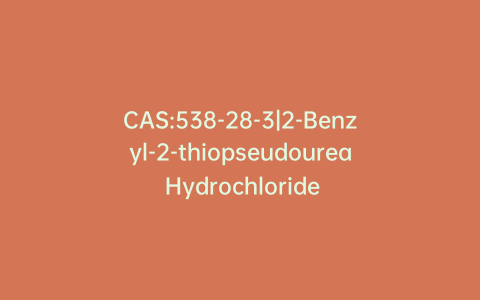 CAS:538-28-3|2-Benzyl-2-thiopseudourea Hydrochloride